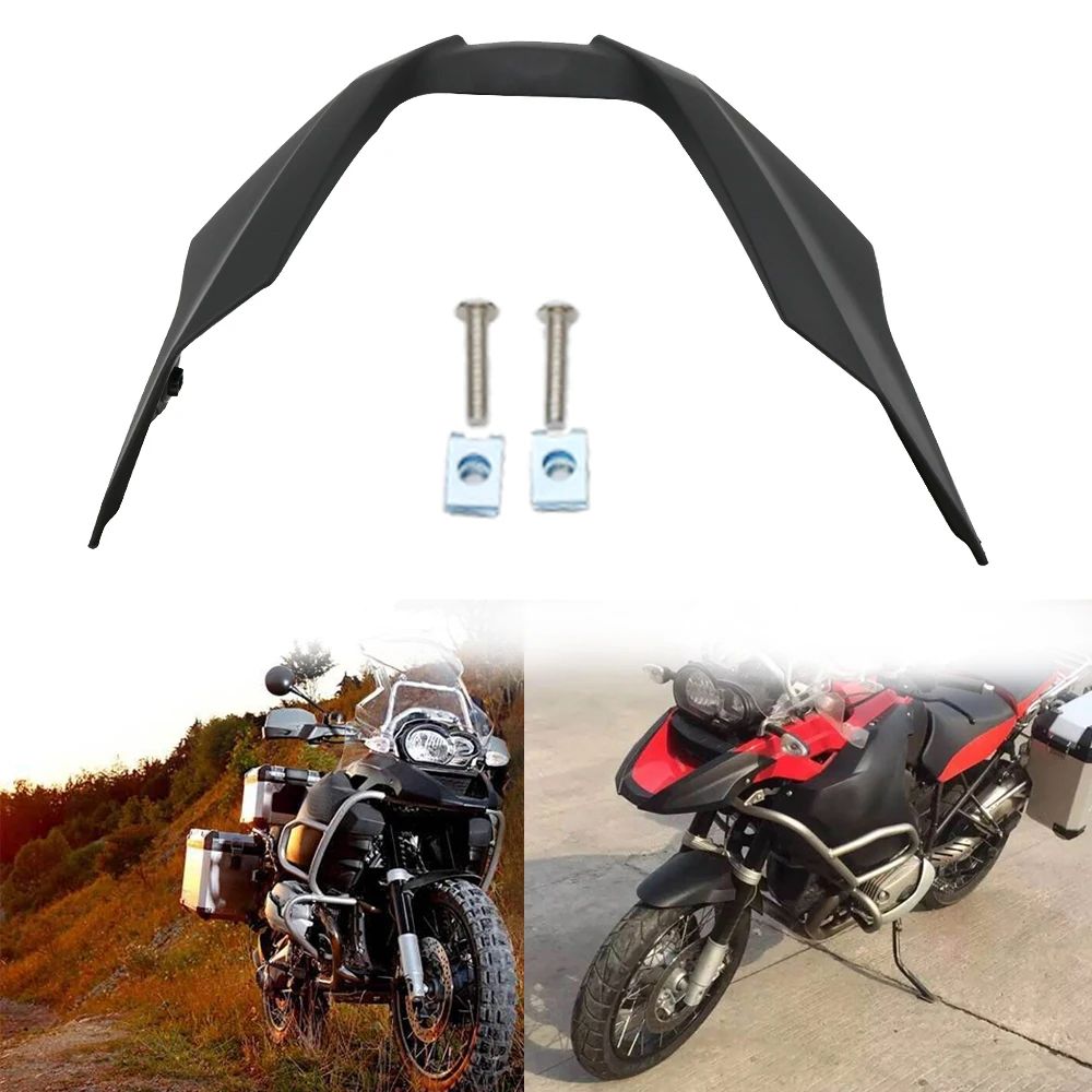 Black Front Fender Beak Wheel Cover For BMW R1200GS 2008-2012 Motorcycle Front Fender Beak Extension Wheel Cover (10)