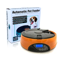 

Upgraded 6 Meals LCD Automatic Pet Feeder Dog Automatic Feeders Dog Feeding Machine Food Tray dog feeder timer quantitative