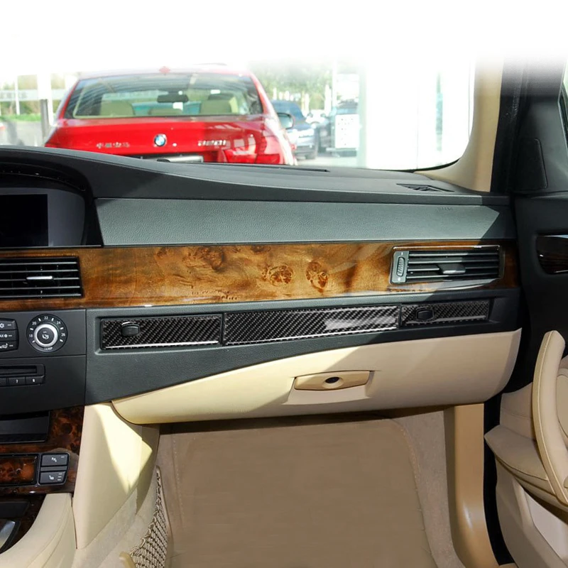 Стайлинг автомобиля SRXTZM для Bmw E60 5 серии 2004 2010 углеродное волокно совместный