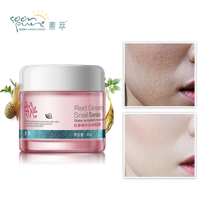 SOONPURE Увлажняющий крем для лица с красным женьшенем и улиткой (улучшенный) + Крем