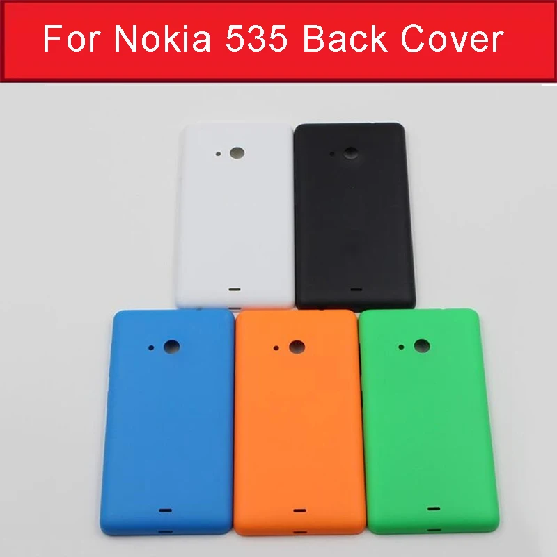 Задняя крышка для nokia 535 задняя Microsoft lumia корпус аккумуляторной батареи без