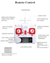 RC helicopter controle remoto 2.4G Drone with Camera HD Remote Control planes Quadcopter FPV UAV Professional Quadrotor