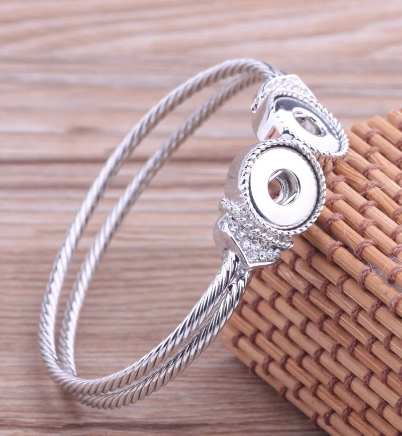 Snaps Jewelry 6PC 12mm Interchangeable Ginger Snaps Bracelet DIY Snap
