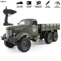 JJRC Q60 RC Car 1/16 RC Truck 2.4G 6WD RC Off-road Crawler Military Truck Army Car Children Gift Kids Toy for Boys RTR 1