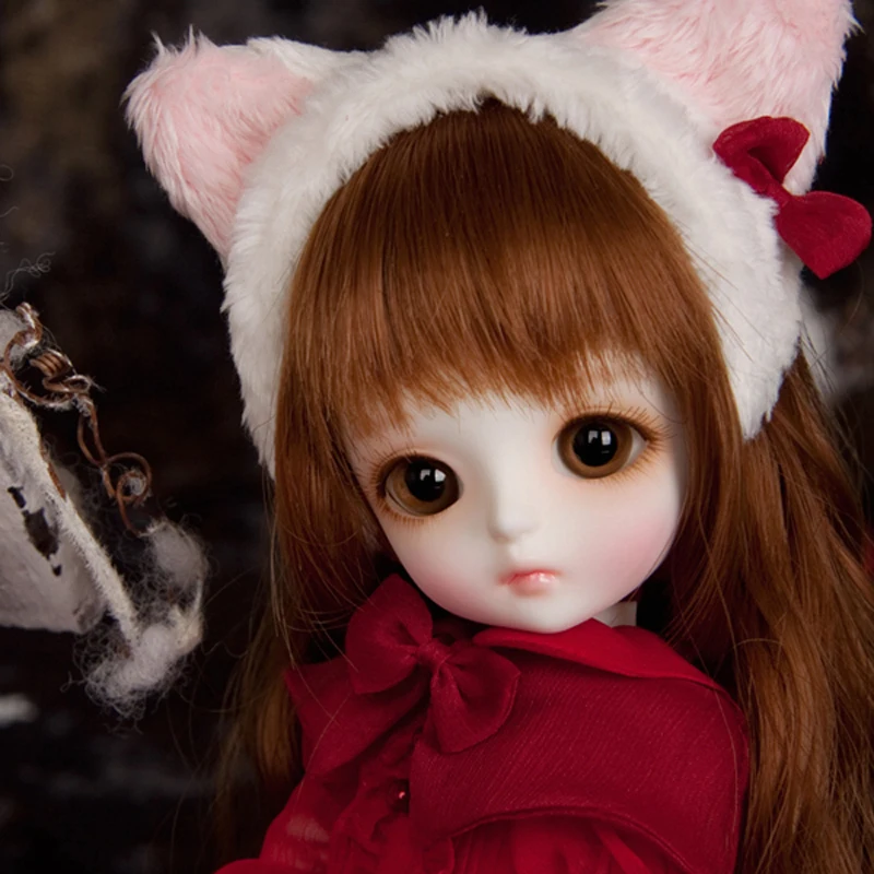 

Full Set 2019 New Arrival 1/6 BJD Doll BJD/SD Cute Miu Joint Doll Lovely Resin Doll With Eyes For Baby Girl Birthday Gift