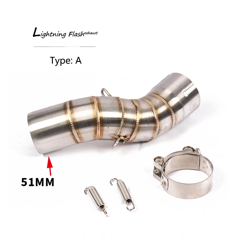 Exhaust Mid Pipe for Kawasaki Z900 Ninja 900 Motorcycle Middle Link