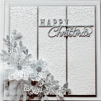 

Letters Happy Christmas greeting Metal Cutting Dies Stencils For Card Making Decorative Embossing Suit Paper Cards Stamp DIY