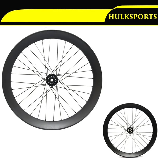 Cheap Fat-bike Chinese Carbon Wheels Fatbike Carbon Clincher wheelset  Tubeless Disc Wheel Clincher  90mm with Powerway Fat bike Hub