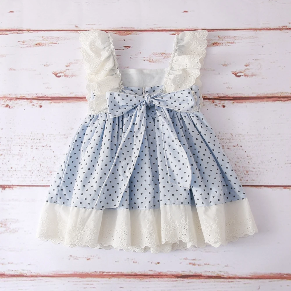 polka dots ,Lace,baby girl clothes ,baby girl dress,baby girl outfit (4)