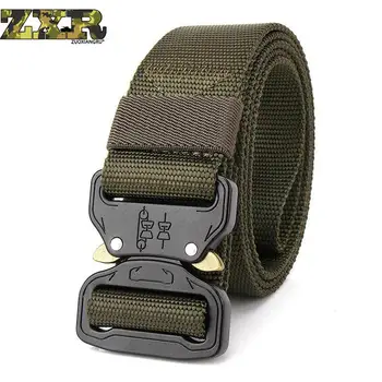 

Zuoxiangru Belts Automatic Buckle Nylon Canvas Men Belts Casual Male Army Tactical Belt Jeans Mens Luxury Waist Belt Strap