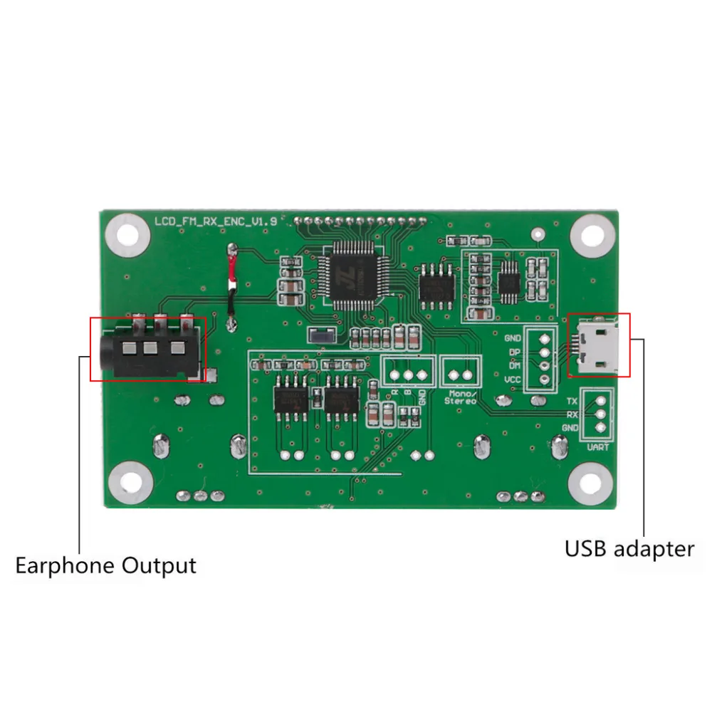 1 предмет 87-108MHz DSP и PLL ЖК-дисплей стерео цифровой FM радио модуль приемника+ серийный Управление