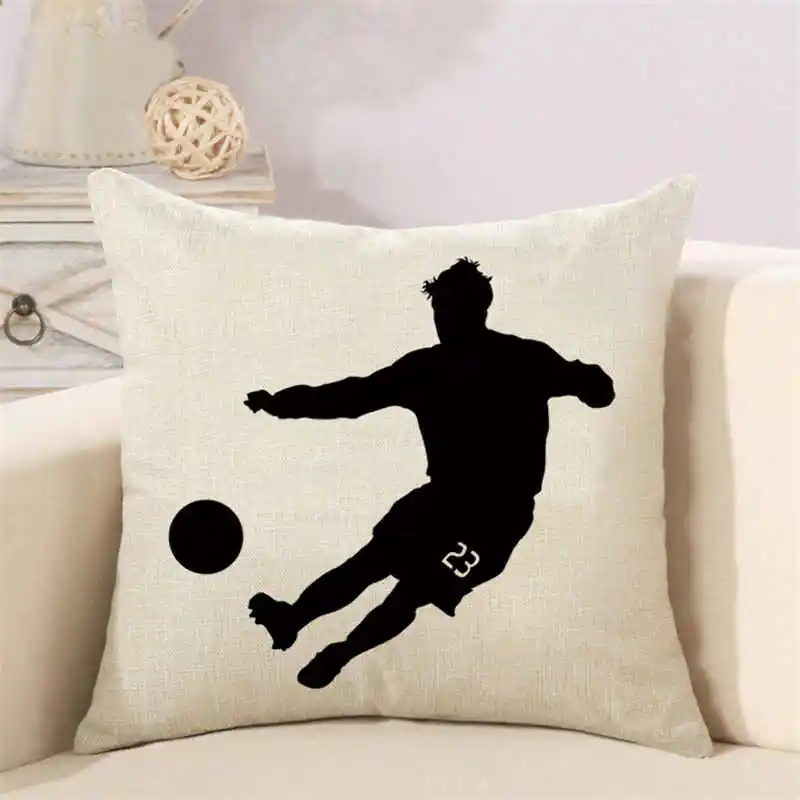 Pillowcase World Cup Brazil Football Linen Cushion cover (8)