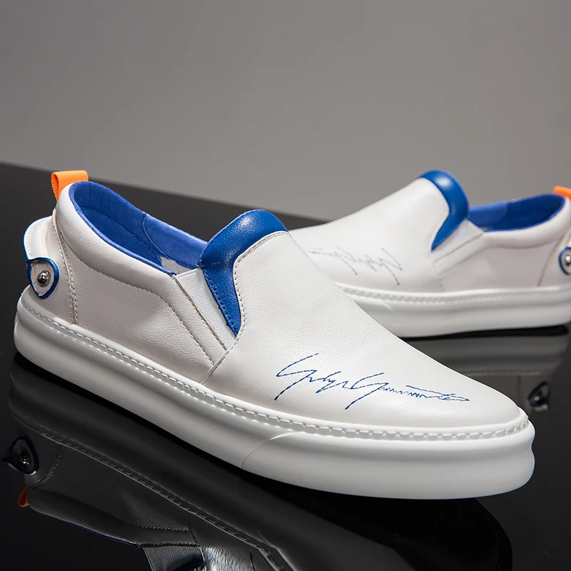 

New Handmade Men Shoes Spring Spring summer Mens Leather Casual Shoes Moccasins Men's Cowhide Driving Shoes Big Size 38-44
