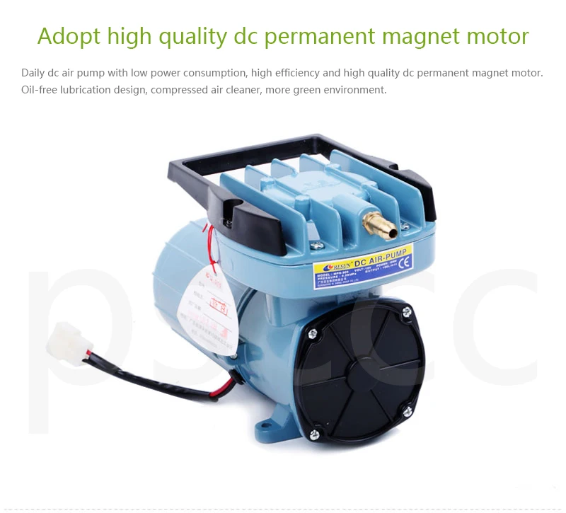 120 Вт RESUN MPQ 906 DC 12 В постоянный магнитный воздушный компрессор для аквариума гидропонный пруд аквакультура кислородный воздушный насос