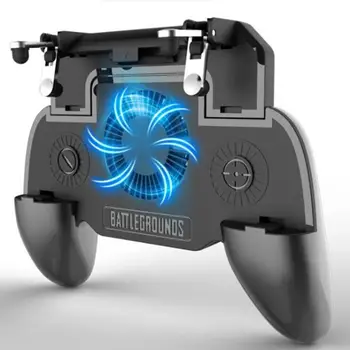 

Game Controller Game Assistance Handle For PUBG Mobile 4000mAh Emergency Charging Cooling 3-in-1 cooling Gamepad