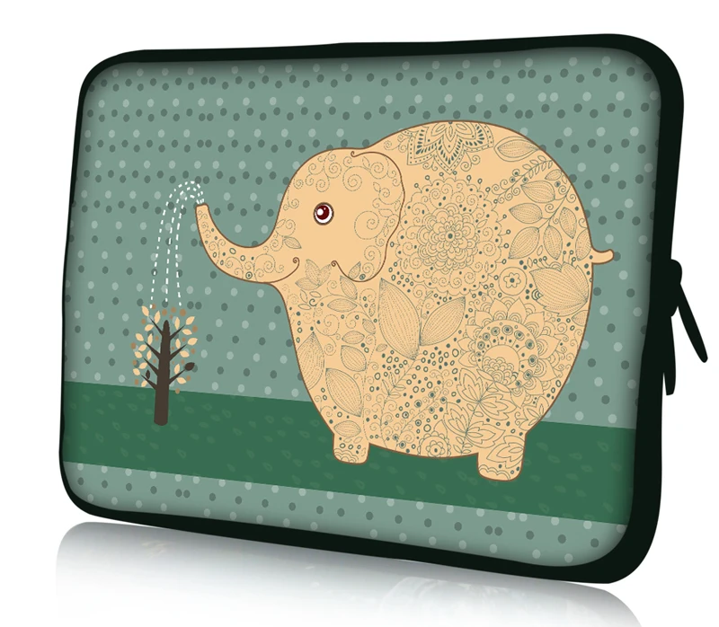 Elephant 12" Neoprene Soft Laptop Netbook Sleeve Case Bag Cover For 11.6" Dell alienware m11x