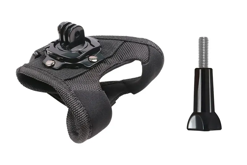 Glove Wrist Band 360 Degree Swivel Rotation Hand Strap Belt Tripod Mount For GoPro Hero 543+ For Go Pro SJCAM SJ4000 GP127L (7)