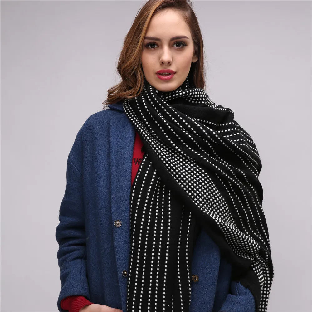 78cm*193cm Warm Blanket Scarf Women Wrap Long Bufandas Mujer