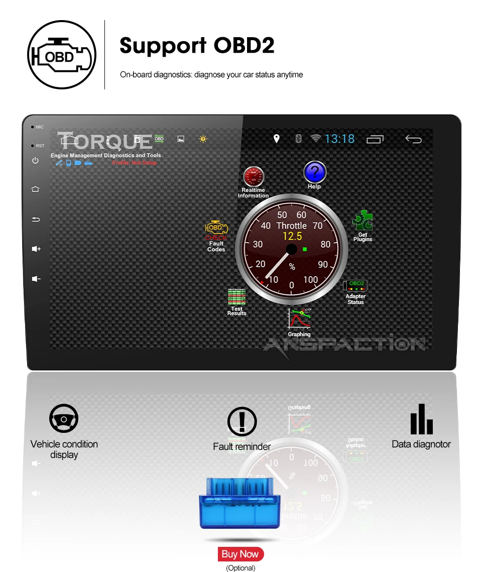 Top 10.1 inch 2G android 8.1 car dvd gps navigation radio video player stereo universal radio car universal multimedia 1 din 4