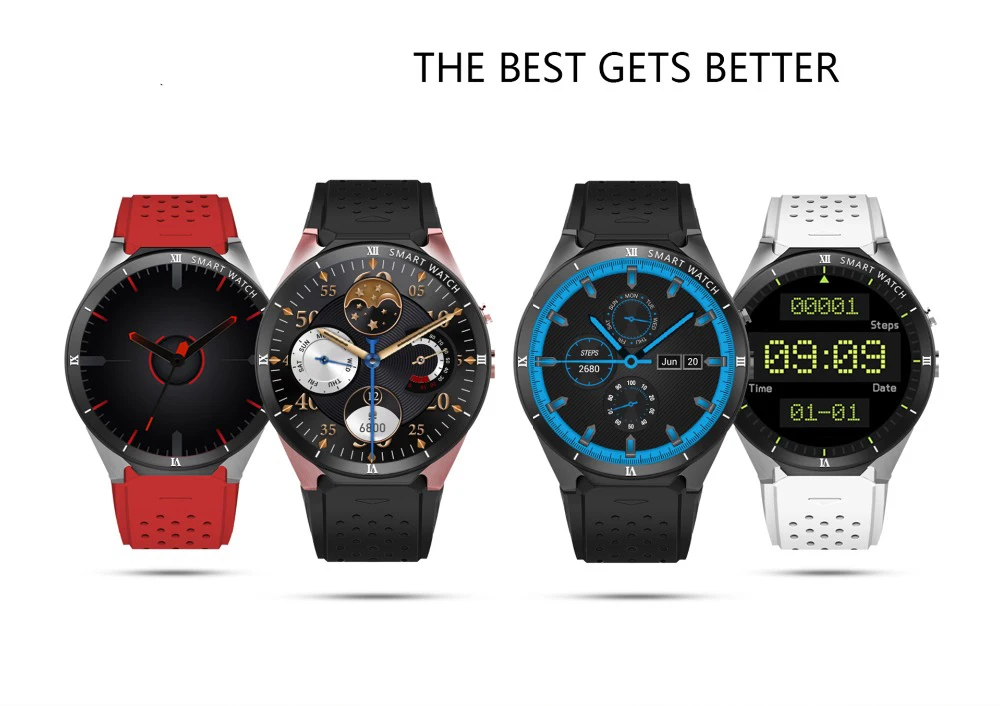 Многофункциональный 3g smart watch мониторинга сердечного ритма 1,39 дюймов 350 мАч smartwatch поддержка нано сим-карты мужские и женские Любимые Подарки