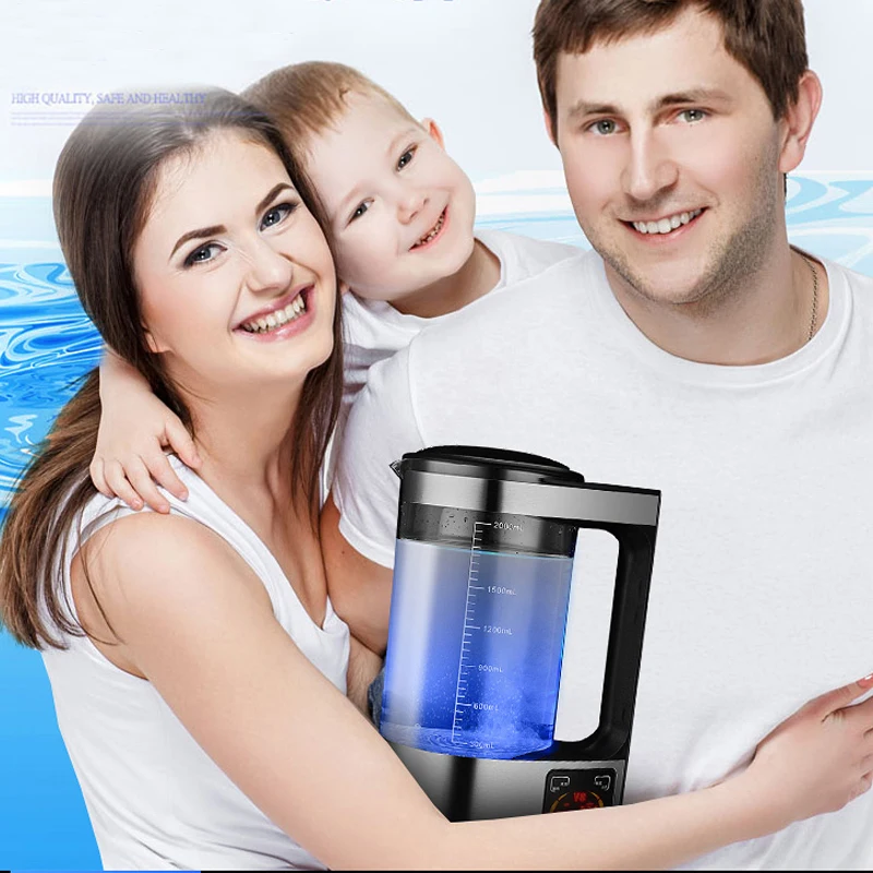 2L Rich Hydrogen Health Water Bottle Alkaline Water Ionizer Machine  Water filter Drink Hydrogen Water Generator 180V230V (2)