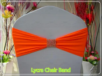 

1/2-Bling Diamond mesh Buckle- Spandex/Lycra/Expand Chair Bands/Chair cover sashes For Wedding Party Banquet Decorations