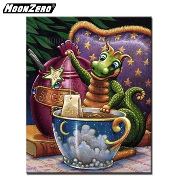 

DIY Diamond painting Monster picture Full Square/Round Resin Mosaic Embroidered 5D Cross Stitch Gift Set Home Decor WYZ190637-A