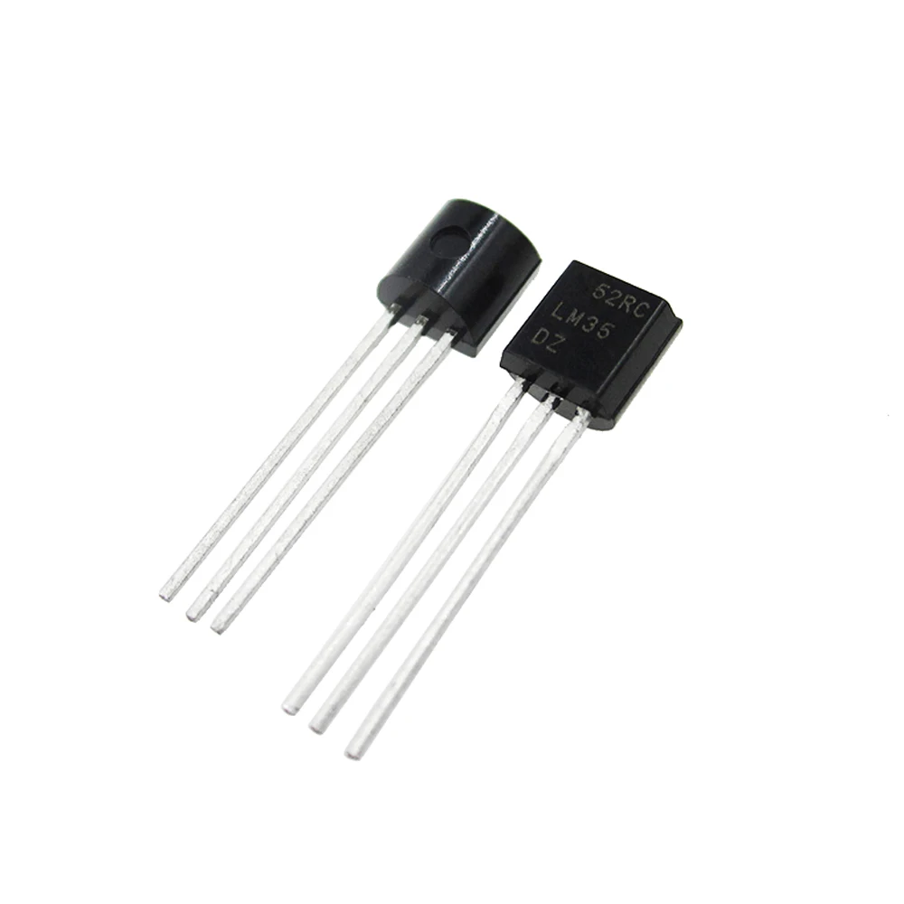 5pcs/lot LM35DZ TO 92 LM35 Precision Centigrade Temperature Sensors in