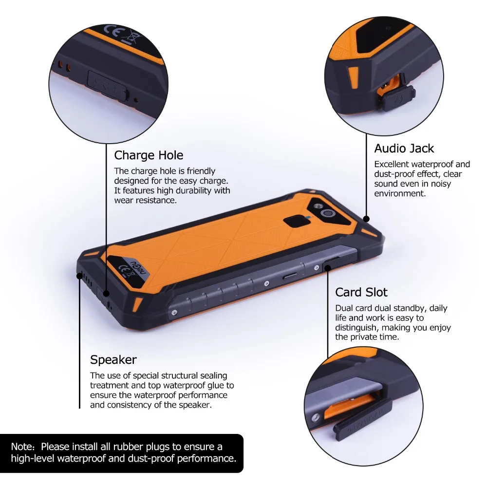 Nomu S50 Pro 2019 Smartphone Android 8 1 IP69 IP68 Waterproof Shockproof Mobile Phones 5 72