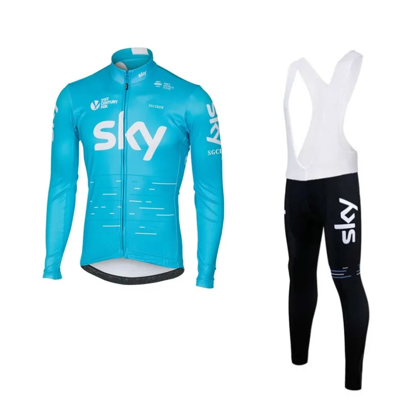 team sky thermal jersey