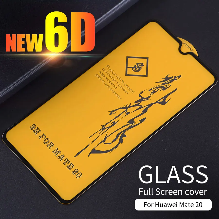 

LA MIU 6D Full Cover Tempered Glass For Huawei Mate 20 Screen Protector Film For Huawei Mate 20 Full Glue Glass Protector