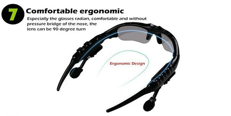 JackJad смарт беспроводной Bluetooth Спорт на открытом воздухе солнцезащитные очки Google с наушниками наушники телефон вождения MP3 музыка солнцезащитные очки