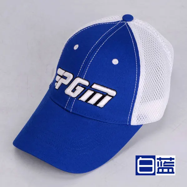 PGM Новая полиэфирная спортивная Кепка для гольфа, шапочка для отдыха, Выходная шляпа для мужчин и женщин - Цвет: blue