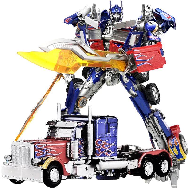 BMB Трансформеры модель фильма полицейский автомобиль Металл optimus prime LS08|Сувениры