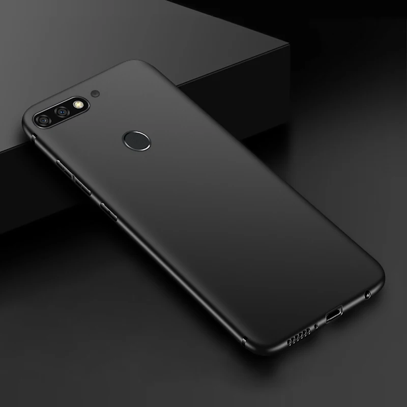 

For Huawei Honor 7C Case Russian Version AUM-L41 5.7 '' Soft Silicone TPU Matte Full Cover Phone Case for Honor 7C Pro cases