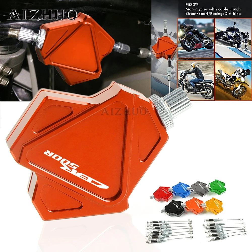 

Motorcycle CNC Aluminum Stunt Clutch Lever Easy Pull Cable System For Honda CBR500R CBR 500 R CBR500 R 2013 2014 2015-2018