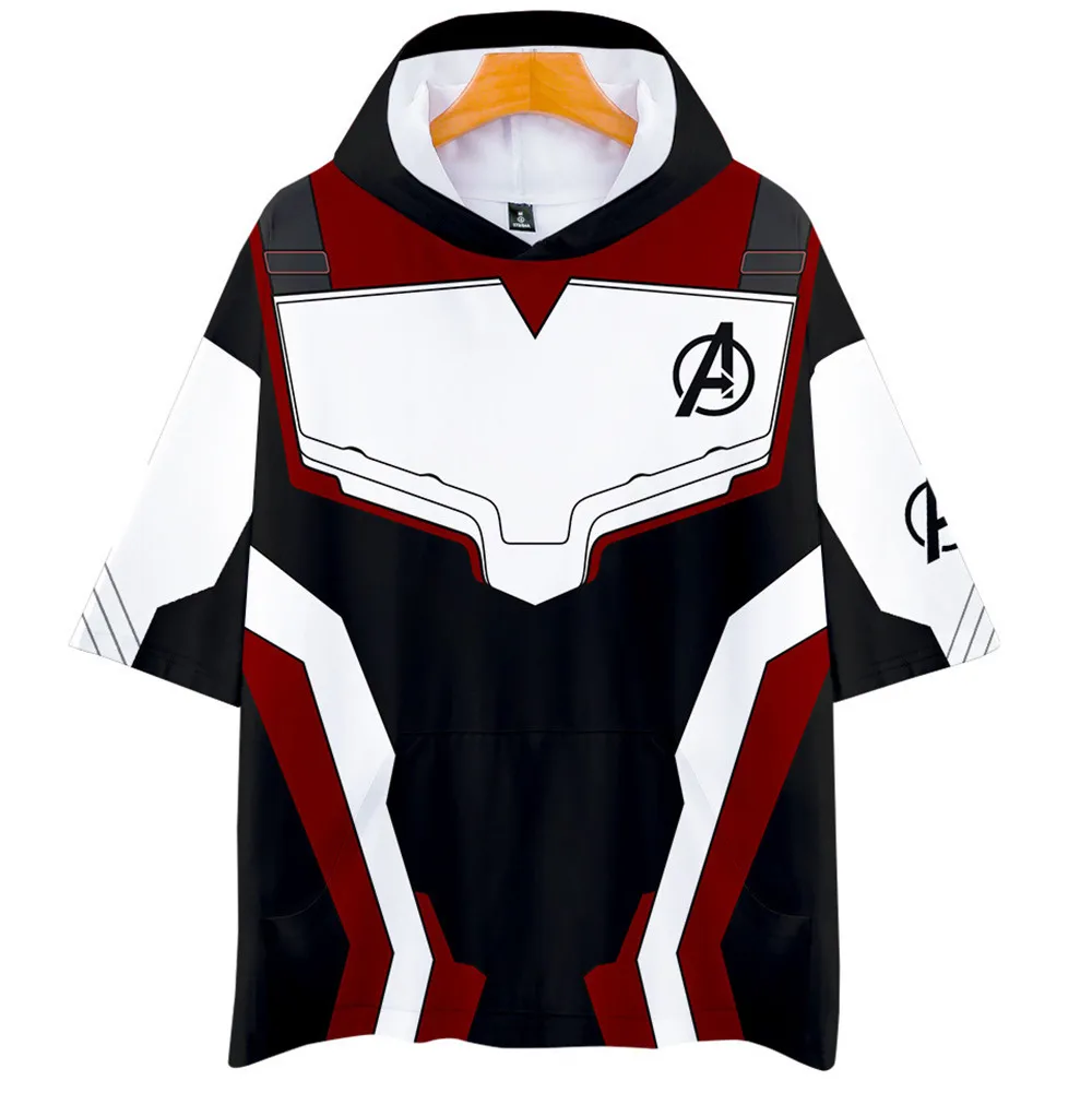New cosplay Avengers Endgame Quantum Realm Superhero Hoodie Short Sleeve T-Shirt 3D Print Unisex T-Shirt Sweatshirt costume
