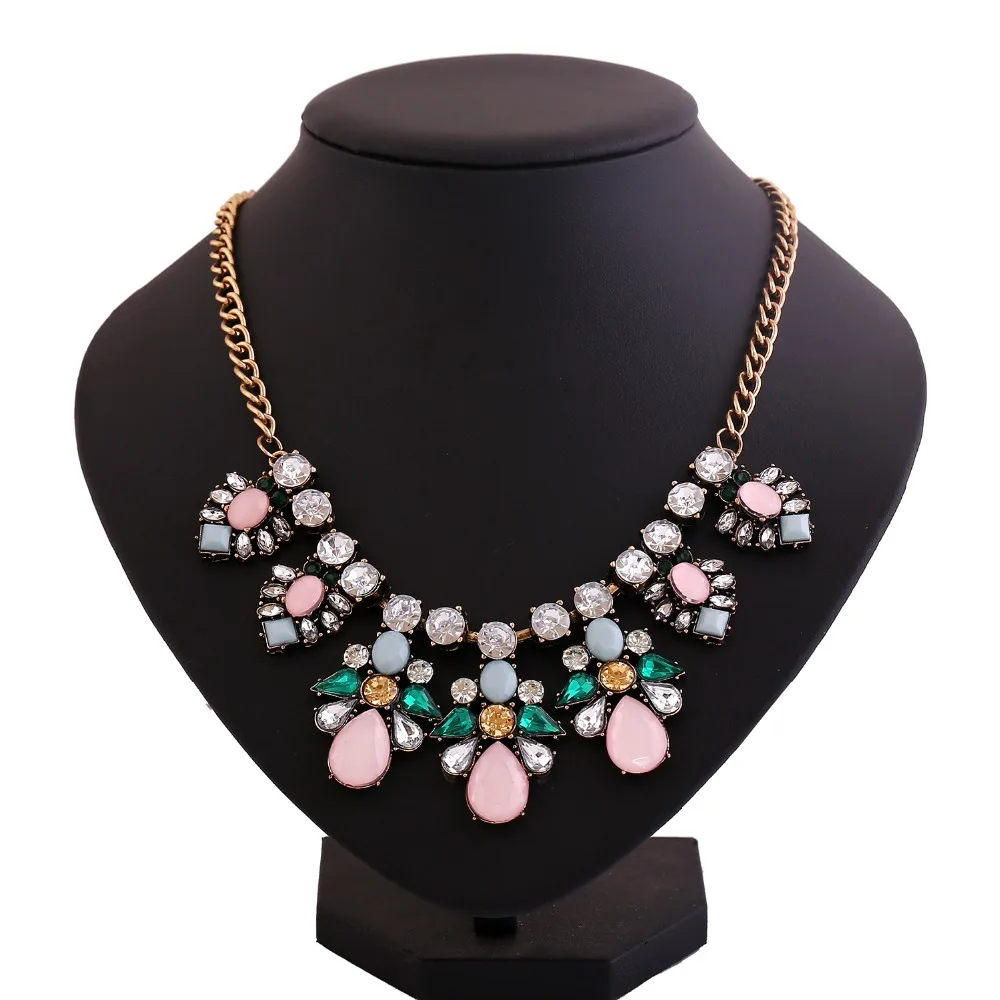 2016 New Rhinestone crystal choker Necklaces Fashion Women