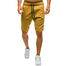Мужские летние повседневные эластичные спортивные однотонные мешковатые Карманы Короткие брюки летние шорты мужские шорты дышащие мужские повседневные короткие#502