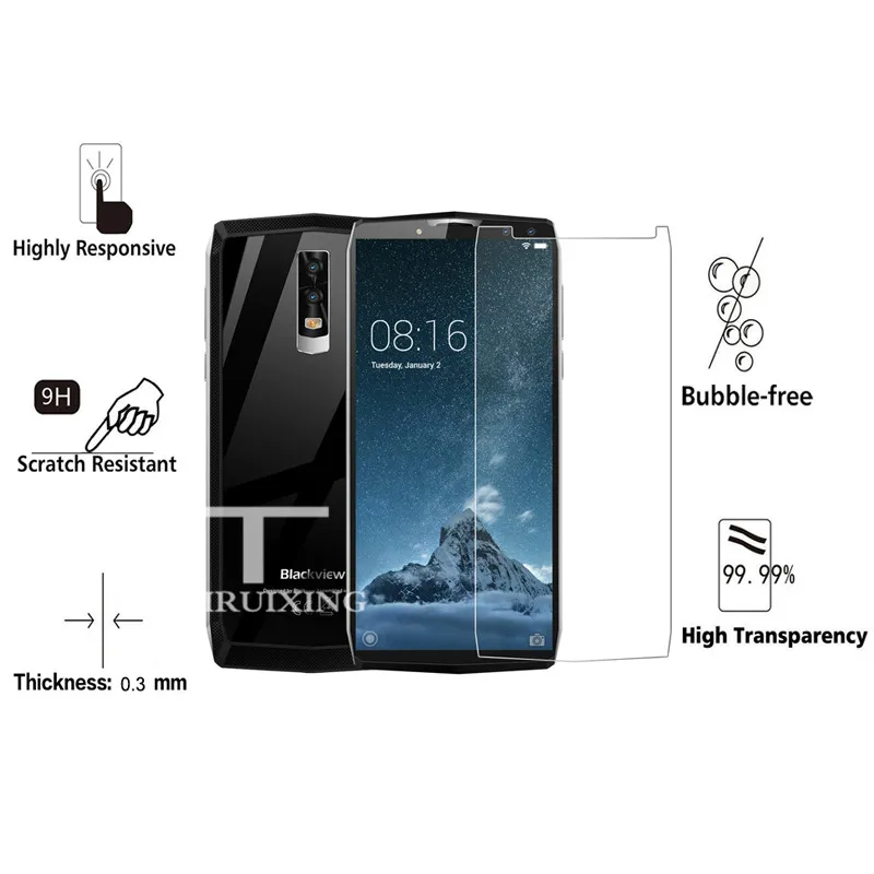 9H закаленное стекло дл Blackview R6 Lite Защитная пленка для экрана Lite/R6 5 5&quot|Защитные