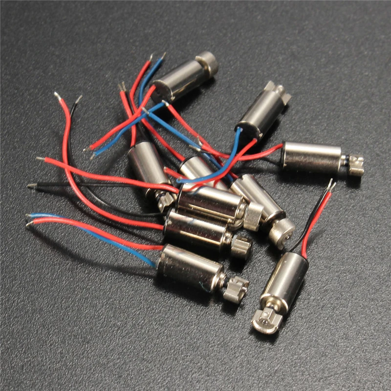 DC Coreless Vibration Motor 10pcs/Set 4x8mm 1.5-3V Micro Cell Phone Mini Massage Motor for SANYO