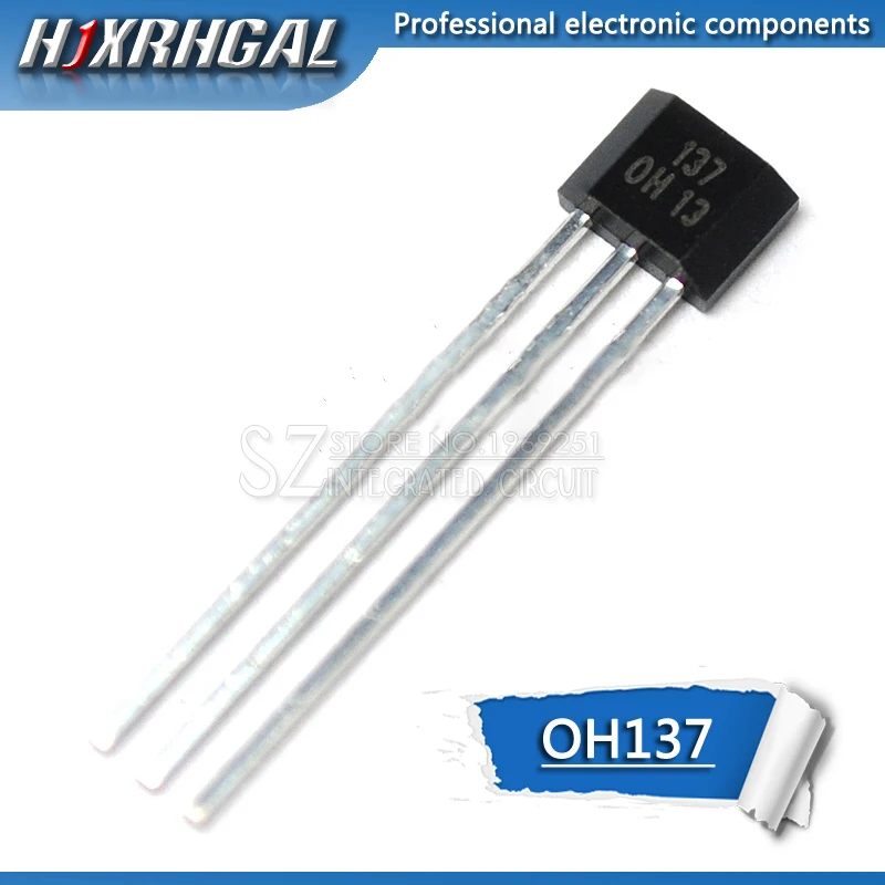 OH137 TO92S Hall Effect Sensor Switch Circuit for Highly Sensitive
