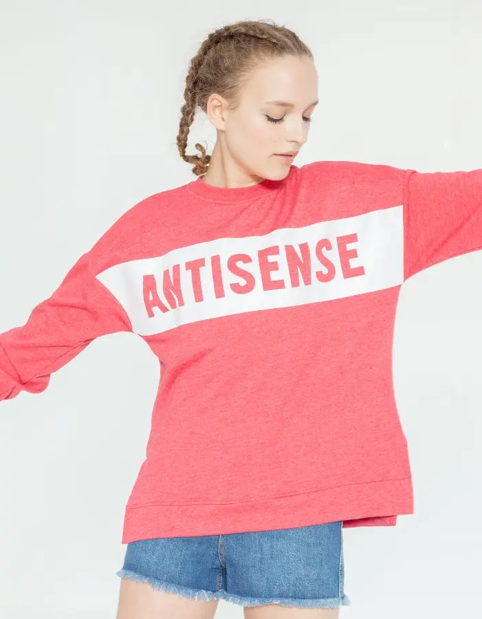 Шана Sudadera Estampado антисмысловых коралловый. 74680-402 SS18 |