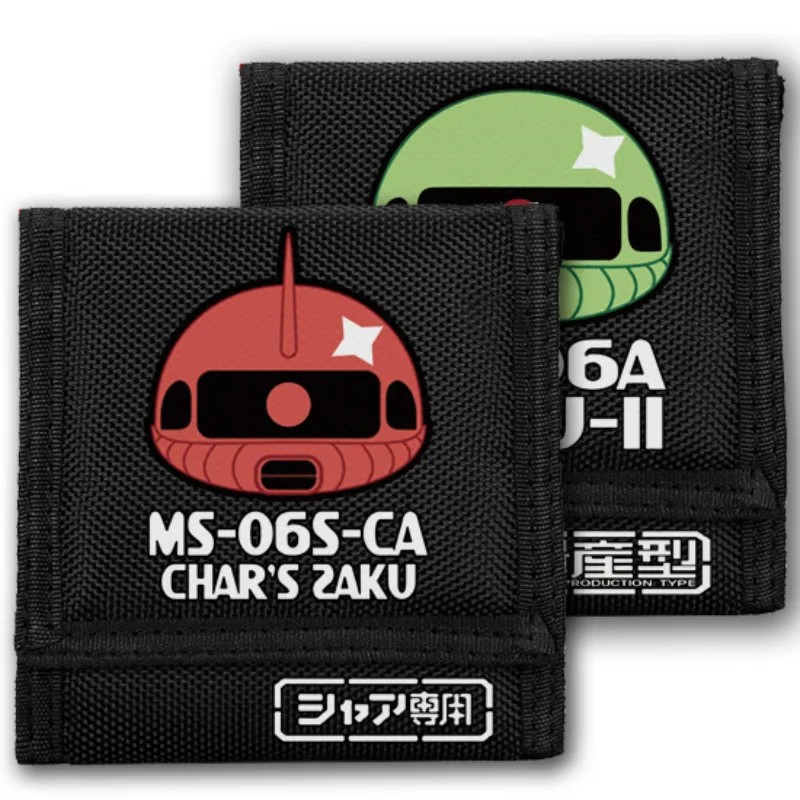 

Japanese Anime Mobile Suit Gundam Canvas Wallet High Quality Money Clip Game Canvas Wallets For Boys Girls portefeuille