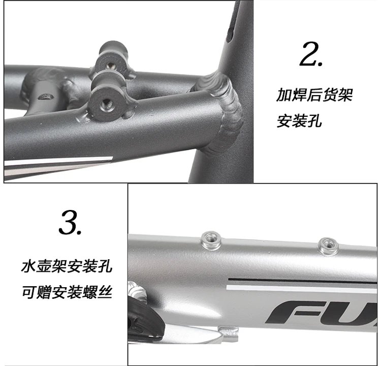 Discount 2017 Top  mtb bike Carretera Bicycle Frame. Folding Bicycle.20er Bmx bicycle frame Aluminum Alloy Frame Comprises A Front Fork! 4