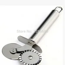 Из нержавеющей стали для пиццы нож для пиццы принадлежности для резания Высокое качество 50 шт./лот