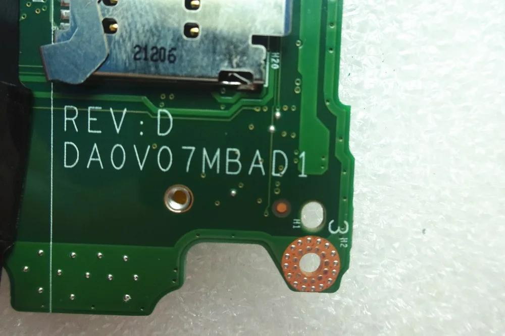 5323 материнская плата CN 04M8DH DA0V07MBAD1 I3 2375M DDR3 для DELL ноутбука протестирована на