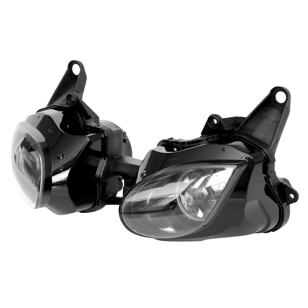 Front Headlight Headlamp Assembly for Kawasaki Ninja ZX6R 2007 2008 Head Light Lamp Replacement