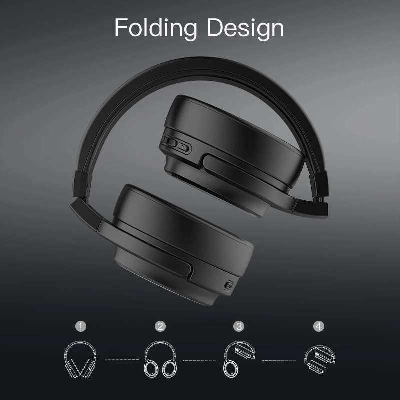 AWEI A950BL ANC Bluetooth 5 0 наушники с шумоподавлением Глубокий бас HiFi Водонепроницаемая