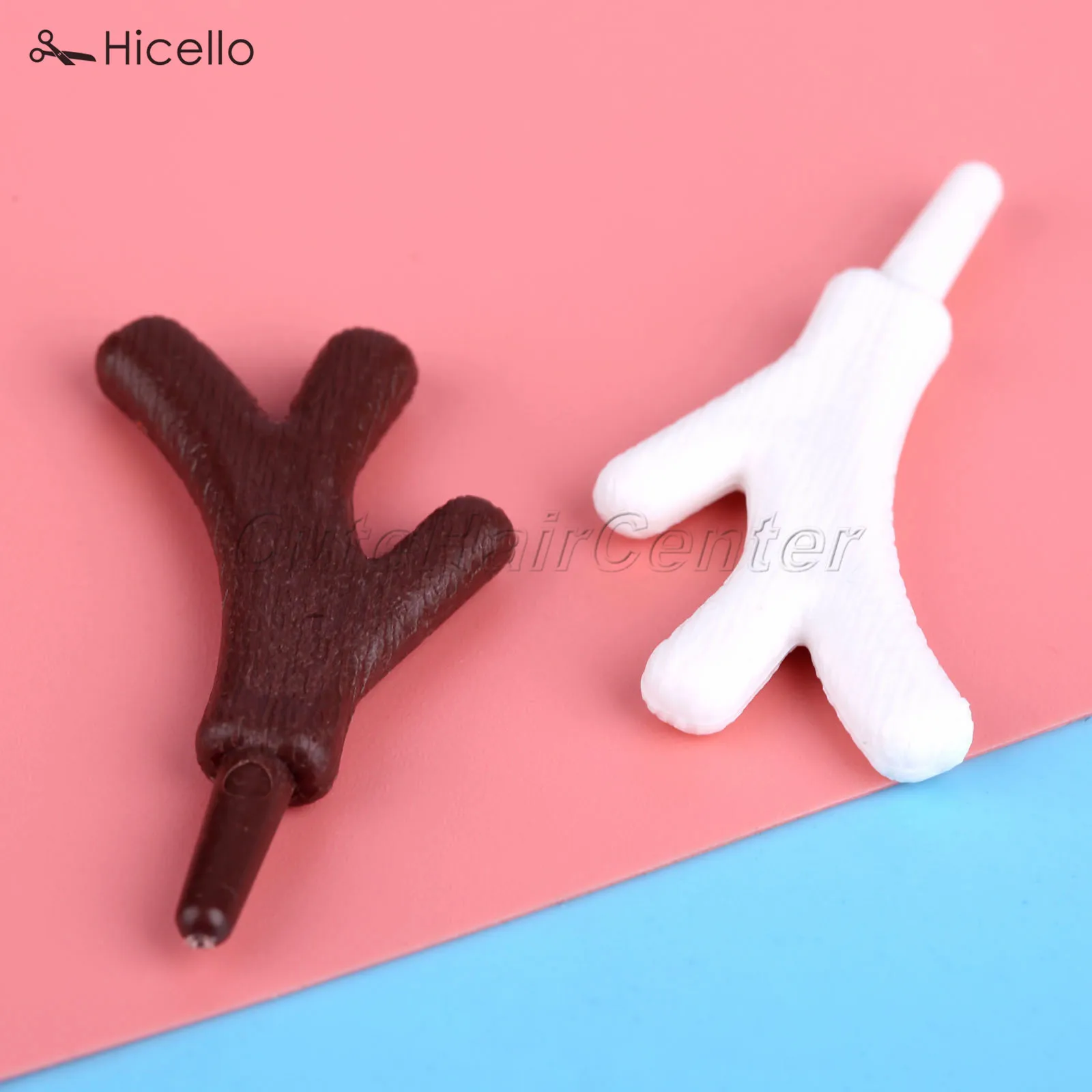20PCS Plastic Branch Antlers Dear Horns 45*25MM White coffee DIY Hair Band Christmas Snowman Holiday Festival Party Decoration christmas decorations